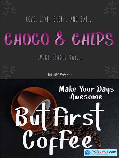 Choco & Chips - Beautiful Various Script