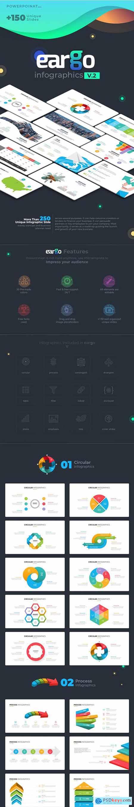 Graphicriver Eargo 2 - Infographics PowerPoint Template