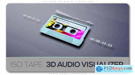 Videohive ISO Tape 3d Audio Visualizer