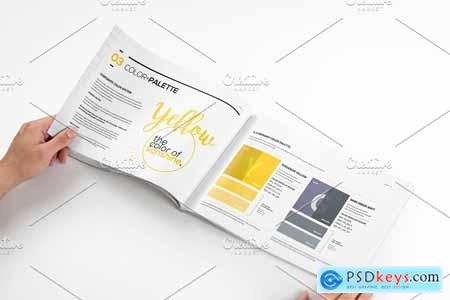 Creativemarket Brand Manual 28 Pages A4 US Letter