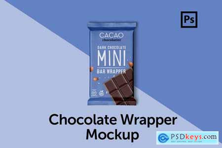 Creativemarket Mini Chocolate Wrapper Mockup