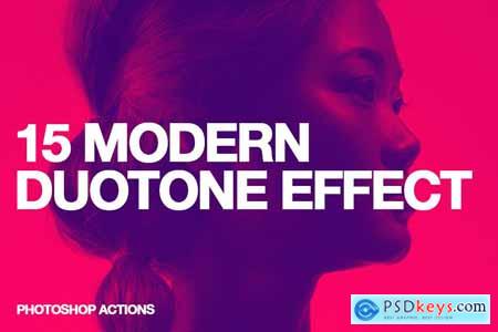 Creativemarket 15 Modern Duotone Effect - Action