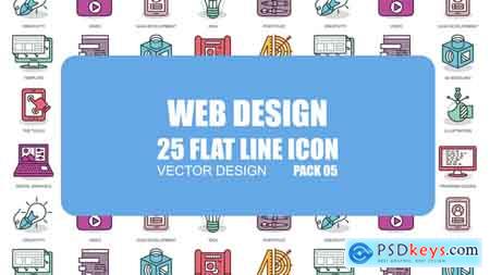 Videohive Web Design - Flat Animation Icons Free