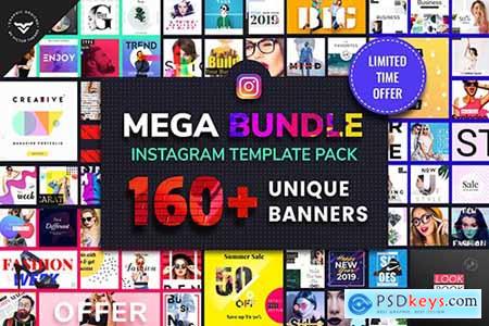 Instagram Mega Bundle Template Pack
