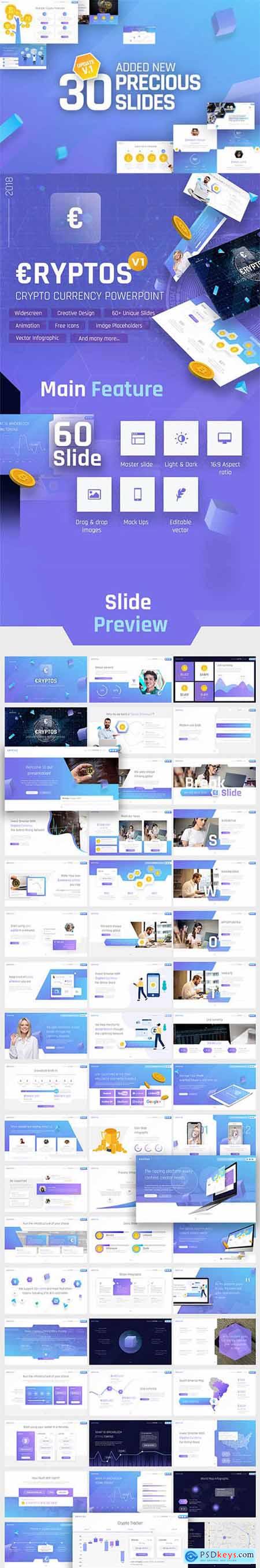 Graphicriver Cryptos - Crypto Currency PowerPoint Template