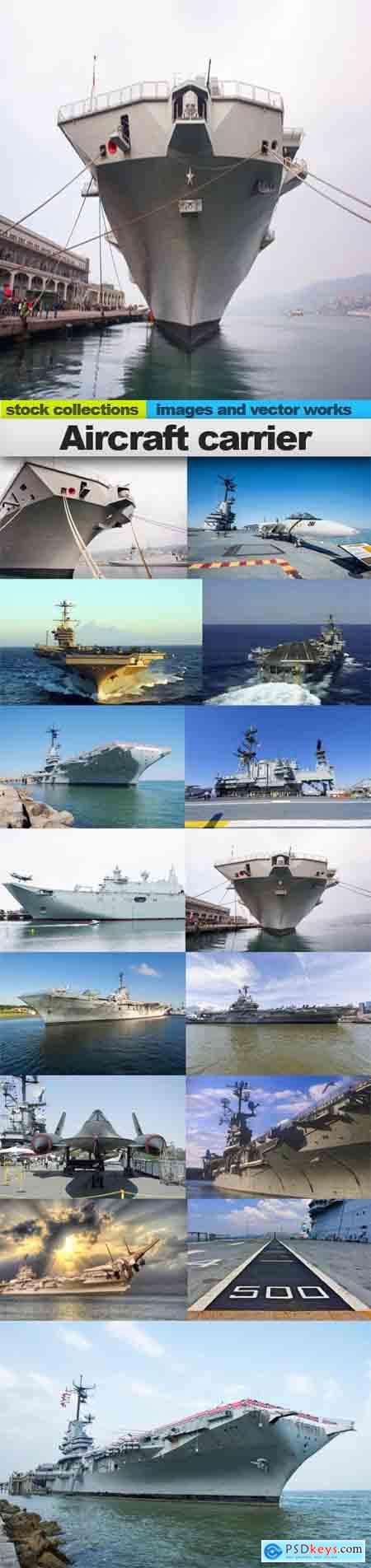 Aircraft carrier, 15 x UHQ JPEG