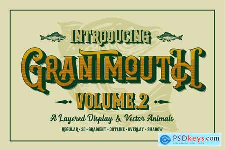 Creativemarket Grantmouth Vol 2 + Extras