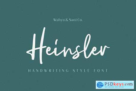 Creativemarket Heinsler Handwriting Style Font