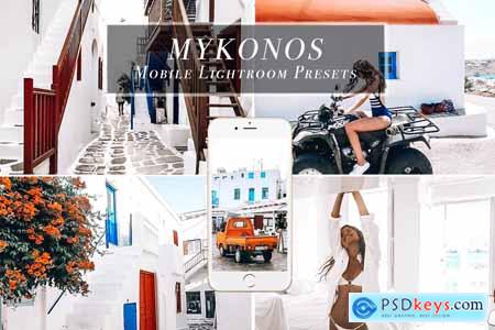 Creativemarket Mobile Lightroom Presets - Mykonos