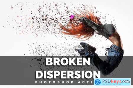 Broken Dispersion Photoshop Action
