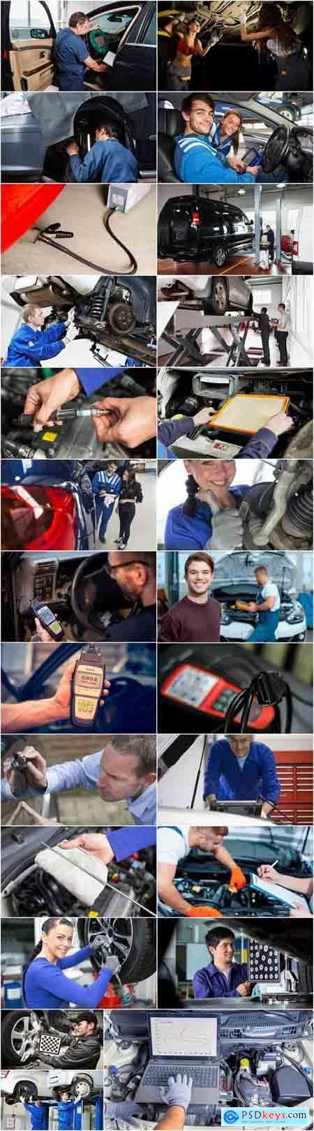 Car diagnostics car mechanic auto repair shop 25 HQ Jpeg
