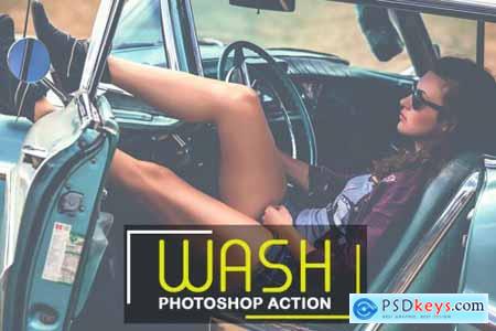 Wash Photoshop Action