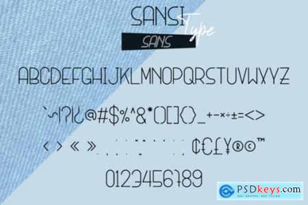 Sansi Type Font Duo