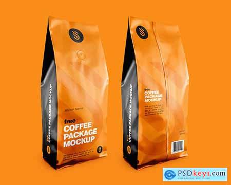 Coffee Package Mockup 001