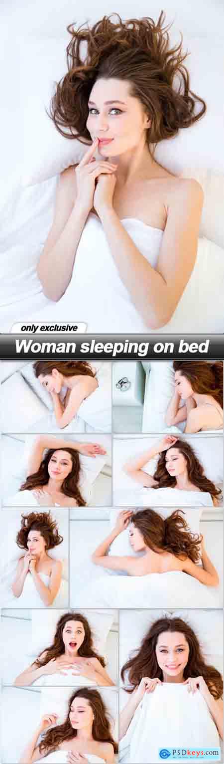 Woman sleeping on bed - 9 UHQ JPEG