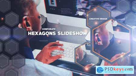 Videohive Hexagon Slideshow Free