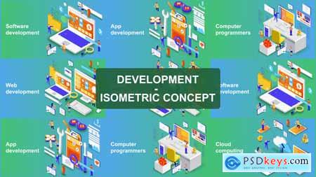 Videohive Digital Development - Isometric Concept Free