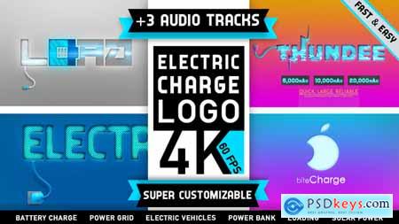 Videohive Electricity Logo Charge Battery Energy Free