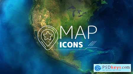 Videohive Map Icons Free