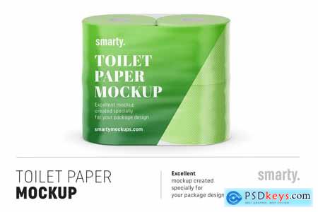 Toilet paper mockup
