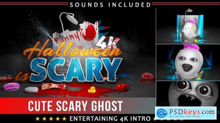 Videohive Funny Scary Ghost Logo Intro Free