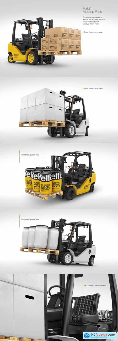 Forklift Mockup Pack
