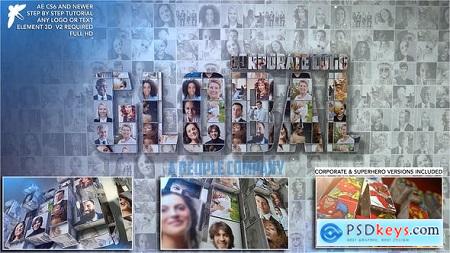 Videohive Corporate Mosaic Logo Free