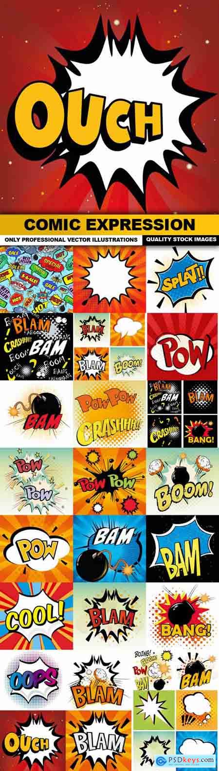 Comic Expression - 25 Vector