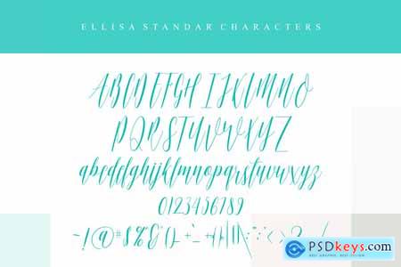 Ellisa Script Calligraphy