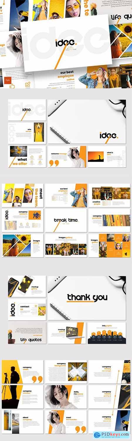 Idee - Powerpoint, Keynote and Google Slides Template