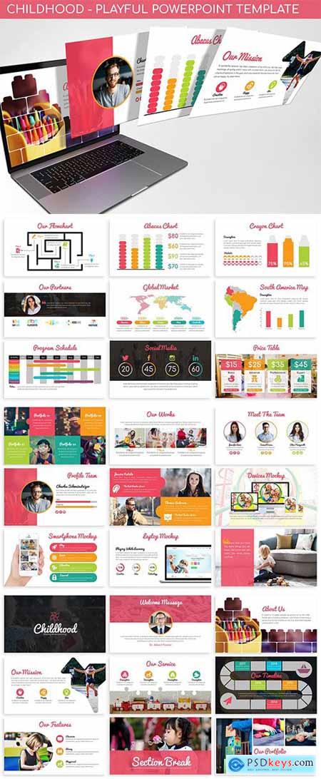 Childhood - Playful Powerpoint Template