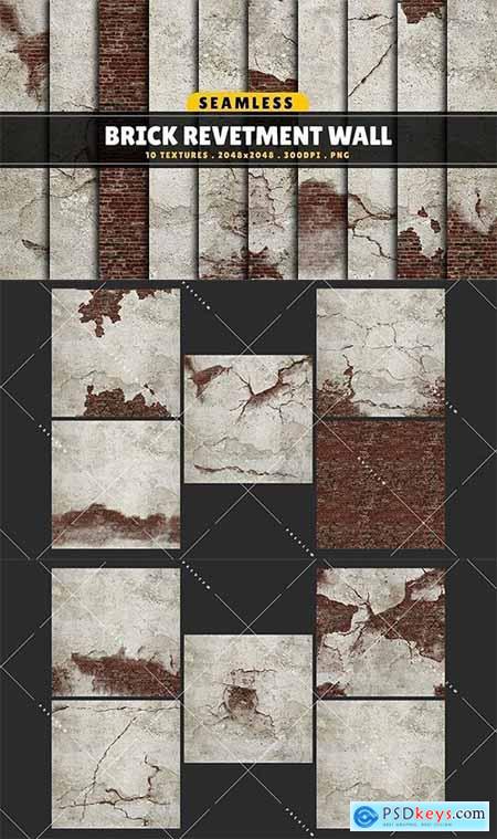 Texture Pack Seamless Brick Revetment Wall Vol 01 Texture
