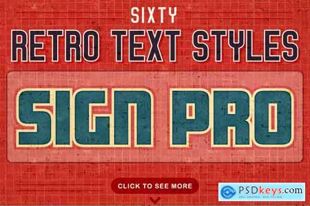 Sign Pro - Retro Vector Text Effects