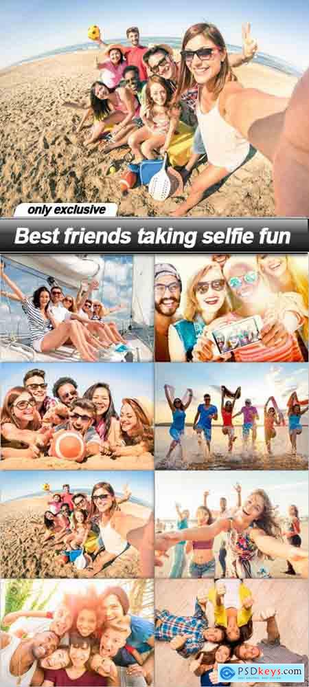Best friends taking selfie fun - 8 UHQ JPEG
