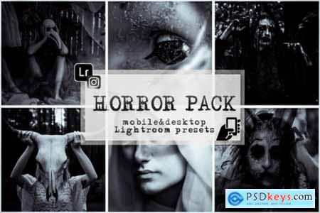 Horror presets lightroo mobile pc dark preset