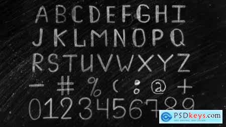 Videohive Chalk Alphabet Free