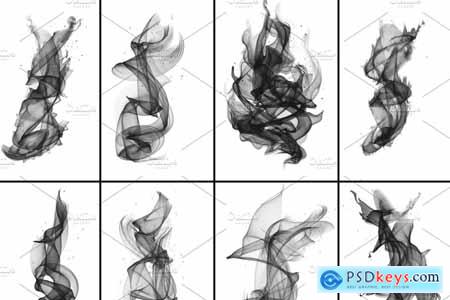 Fire and Smoke Photoshop Brushes