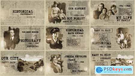 Videohive Historical Photography Free