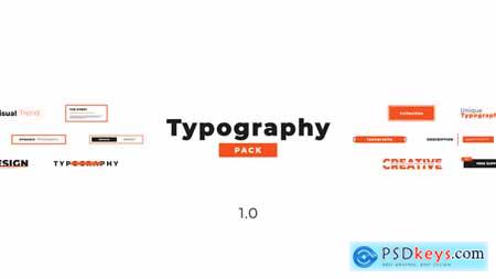Videohive Creative Typography Pack Free