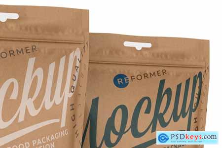 Download Creativemarket Kraft Paper Stand Up Pouch Mockup 3688245