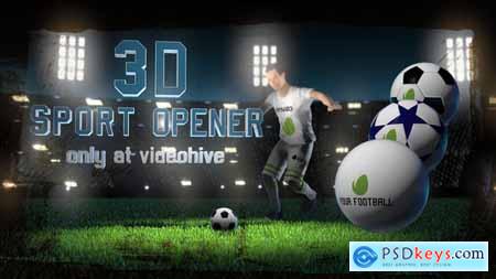 Videohive Soccer Night - 3D Sport Opener Free