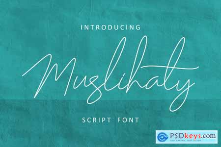 Muslihaty Script Font
