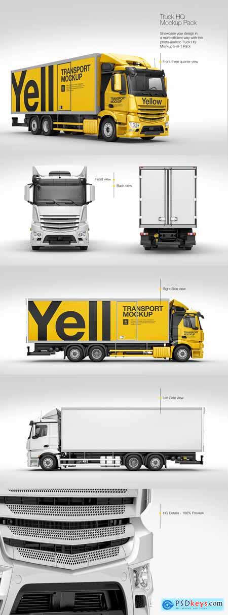 Download Truck HQ Mockup Pack » Free Download Photoshop Vector ...