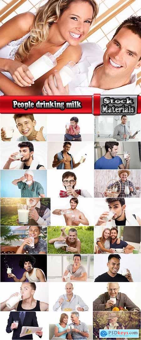 Man people drinking milk 25 HQ Jpeg
