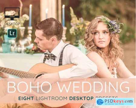 Boho Wedding Lightroom desktop presets