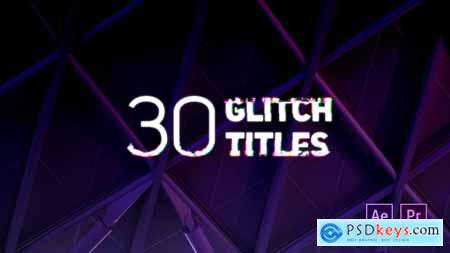 Videohive Glitch Titles Free