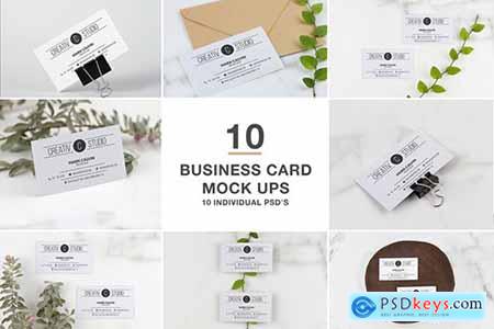 Business Card series Mock Up