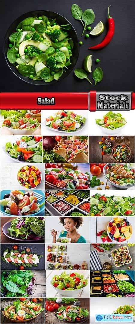 Salad ingredients fruit vegetables 25 HQ Jpeg