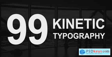 Videohive 99 Kinetic Titles Pack Free