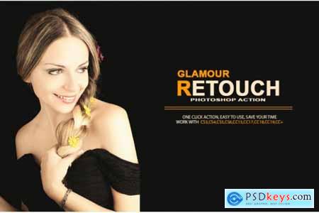 Glamour Retouch Photoshop Action